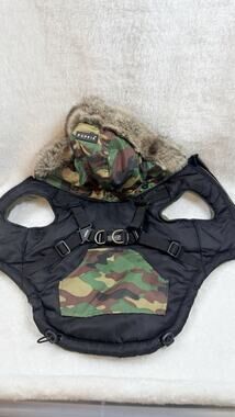 Puppia Orson Coat With Built In Dog Harness Size Large (E0010)